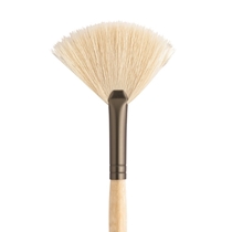 Jane Iredale Pędzel do pudru i różu White Fan